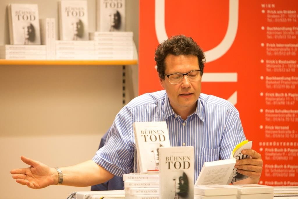 20150602 - Wien - Frick am Graben - Buchpräsentation Bühnentod mit Christian Klinger. © Michele Agostinis